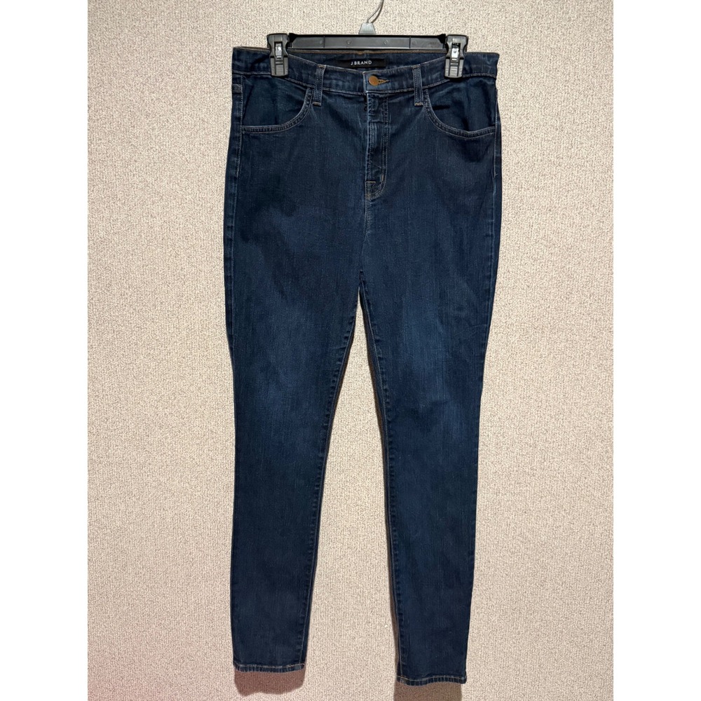 J Brand Maria High Rise Skinny Jeans Starless Dark Wash Denim‎ 231100215 Size 31